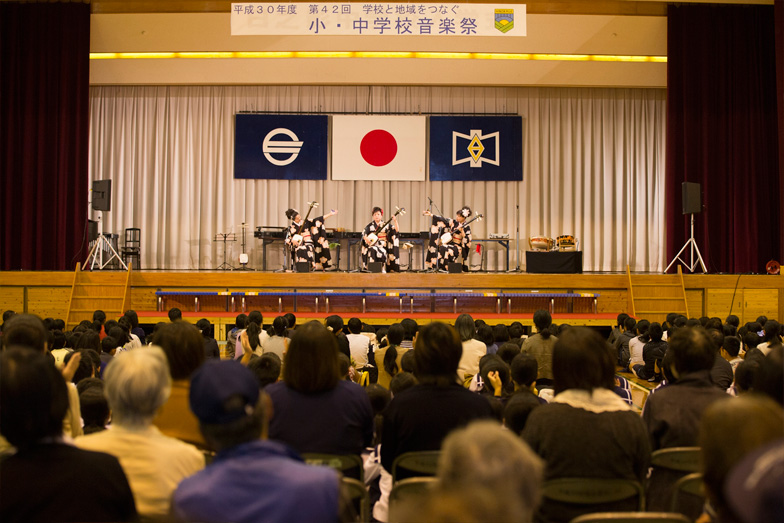 学校と地域を結ぶコンサートin日之影町