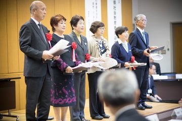 家元が平成30年宮崎県地域文化功労者教育長表彰を受けました。