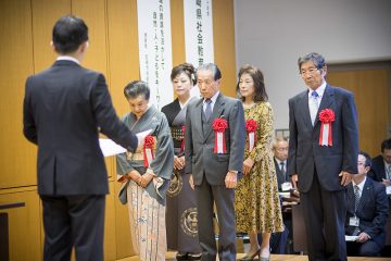 家元が平成30年宮崎県地域文化功労者教育長表彰を受けました。