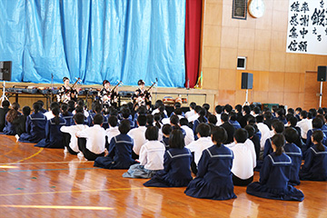 スクールコンサート in 宮崎市立生目南中学校