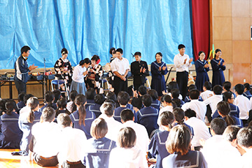 スクールコンサート in 宮崎市立生目南中学校