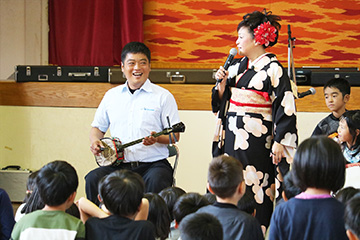 スクールコンサート in 壱岐市立霞翠小学校