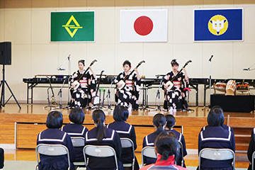 スクールコンサート in 高千穂町立田原中学校