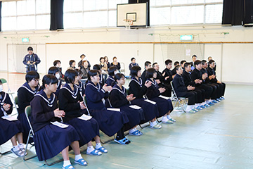 スクールコンサート in 高千穂町立田原中学校