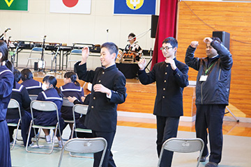 スクールコンサート in 高千穂町立田原中学校