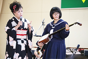 スクールコンサート in 高千穂町立田原中学校