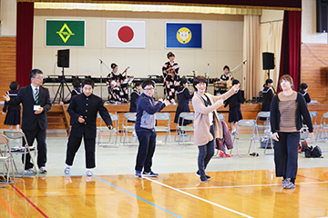 スクールコンサート in 高千穂町立田原中学校