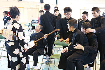 スクールコンサート in 高千穂町立田原中学校