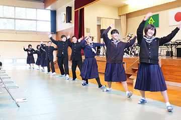 スクールコンサート in 高千穂町立田原中学校