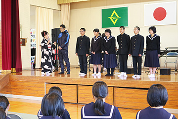 スクールコンサート in 高千穂町立田原中学校