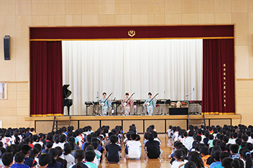 スクールコンサート in 佐世保市立花高（はなたか）小学校