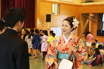 スクールコンサート in 紙屋（かみや）小学校・中学校