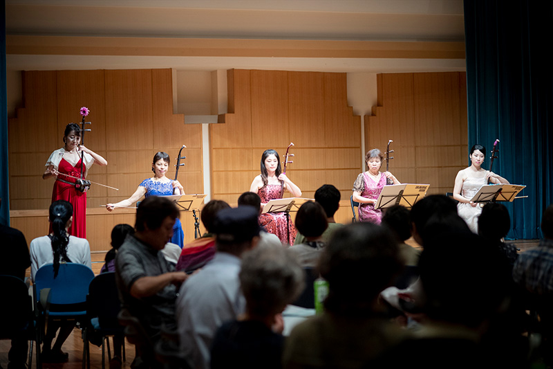 「伝統・未来音楽祭」レポート　ふるさとの食と音・ココからマルシェ編