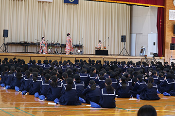 スクールコンサート in 宮崎市立清武中学校