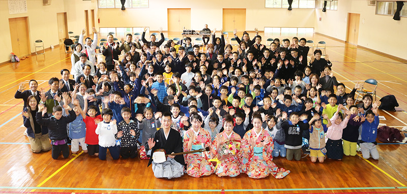 学校と地域を結ぶコンサート in 西米良村