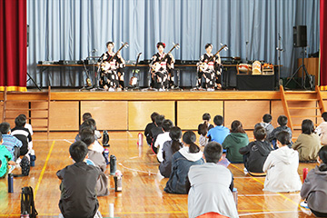 スクールコンサート in 佐世保市立相浦西小学校