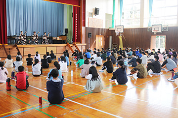 スクールコンサート in 佐世保市立相浦西小学校