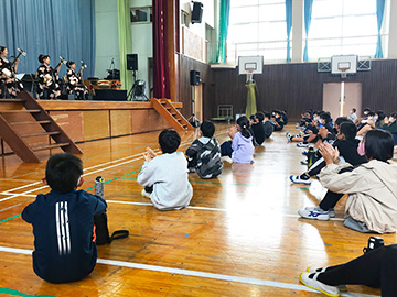 スクールコンサート in 佐世保市立相浦西小学校