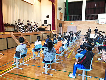 スクールコンサート in 佐世保市立中里小学校