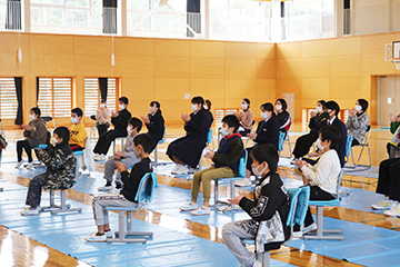 スクールコンサート in 佐世保市立黒島小中学校