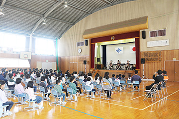 スクールコンサート in 佐世保市立江迎小学校