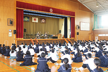 スクールコンサート in 宮崎市立生目中学校