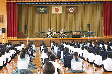 スクールコンサート in 宮崎市立生目中学校