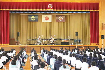 スクールコンサート in 宮崎市立生目中学校