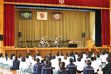 スクールコンサート in 宮崎市立生目中学校