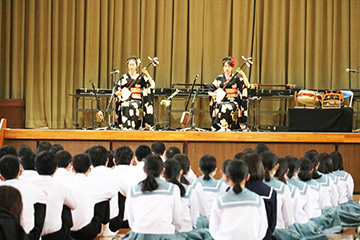 スクールコンサート in 宮崎市立生目中学校