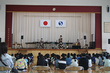 スクールコンサート in 西海市立大瀬戸小学校