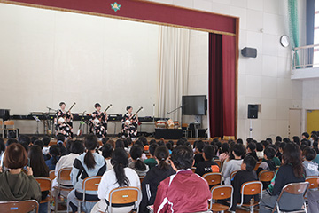 スクールコンサート in 西海市立ときわ台小学校