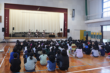 スクールコンサート in 西海市立西彼北小学校