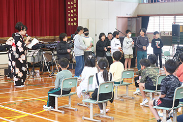 スクールコンサート in 川棚町立石木小学校