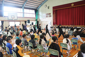 スクールコンサート in 川棚町立石木小学校