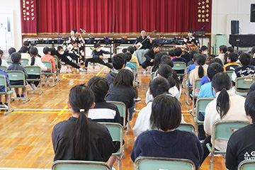 スクールコンサート in 川棚町立石木小学校