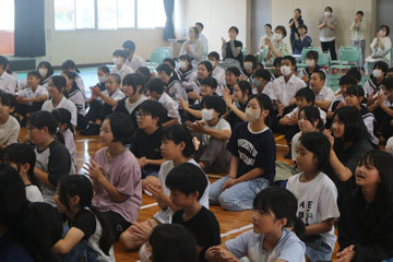 学校と地域を結ぶコンサート in 新富町立上新田学園