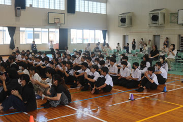 学校と地域を結ぶコンサート in 新富町立上新田学園