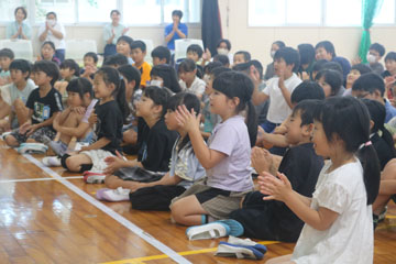 学校と地域を結ぶコンサート in 新富町立上新田学園