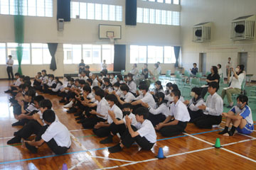 学校と地域を結ぶコンサート in 新富町立上新田学園