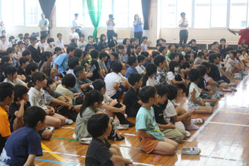 学校と地域を結ぶコンサート in 新富町立上新田学園
