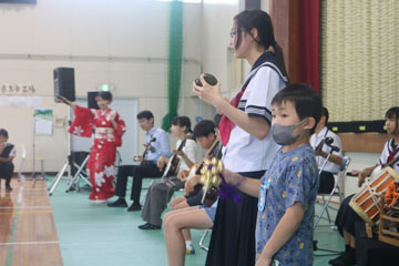 学校と地域を結ぶコンサート in 新富町立上新田学園