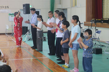 学校と地域を結ぶコンサート in 新富町立上新田学園