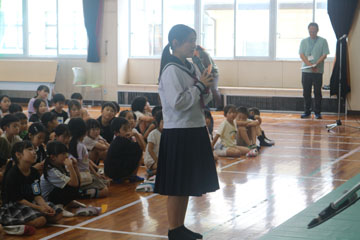学校と地域を結ぶコンサート in 新富町立上新田学園