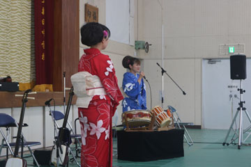 学校と地域を結ぶコンサート in 新富町立上新田学園