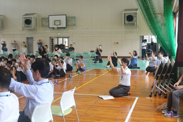 学校と地域を結ぶコンサート in 新富町立上新田学園