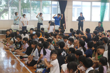 学校と地域を結ぶコンサート in 新富町立上新田学園